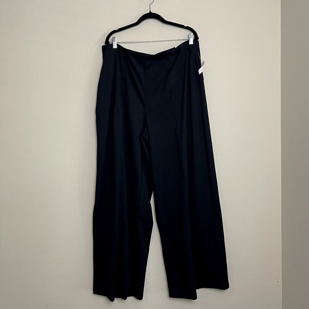 NWT Old Navy High-Waisted PowerSoft Trouser Pants Black Office Career Sz XXL‎ - Picture 3 of 8